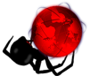 black widow crawl left